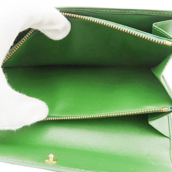 LOUIS VUITTON Long Wallet Epi Borneo Epi Leather Authentic Used - Picture 7 of 9